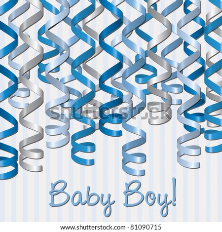 Baby Boy Ribbon