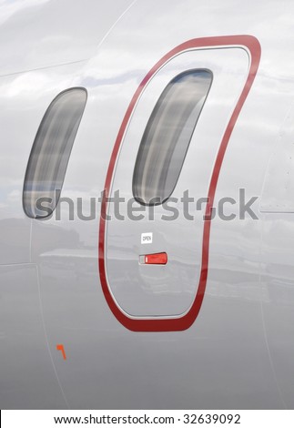 Airplane door