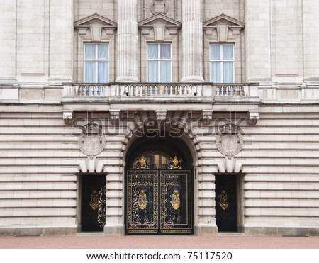 LONDON, UK - MARCH 26: Buckingham Palace which will be the starting point of the royal wedding procession to be held on Friday 29th April, March 26, 2011 in London, United Kingdom