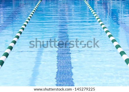 Swimming Pool Swim Lanes