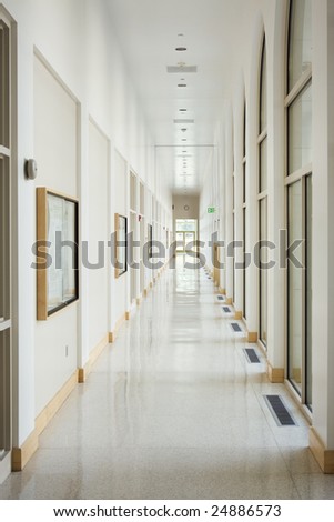 Long Hallway Corridor