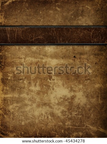 Antique Leather Book Cover Antique Leather Book Cover
