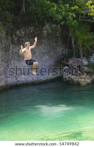 Cliff Jumping Fun