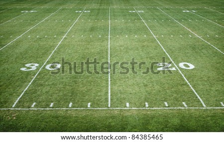 American Football Field horizontal