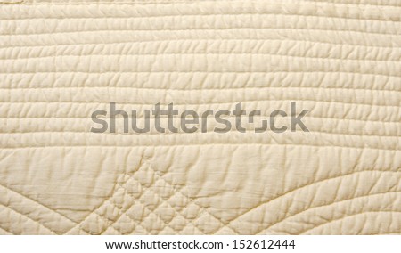 white blanket quilt background