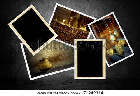 background with spiritual images and atmosphere