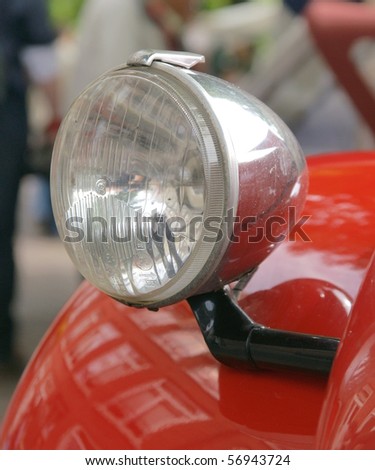 vintage car lamp