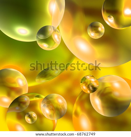 water bubbles fantasy wallpaper