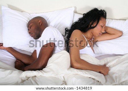 African American Couple - Married People - Lovers
