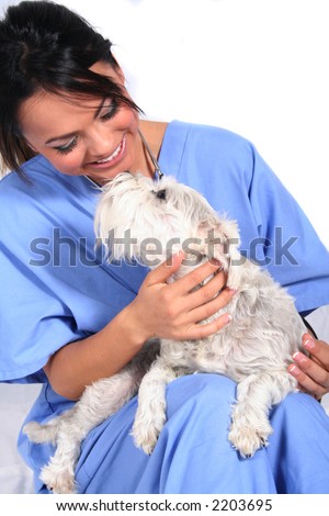 or Veterinarian with Dog
