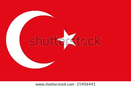 stock photo : Turkey flag