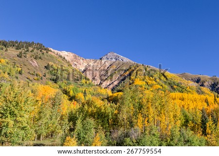 Colorado Fall Scenic Landscape