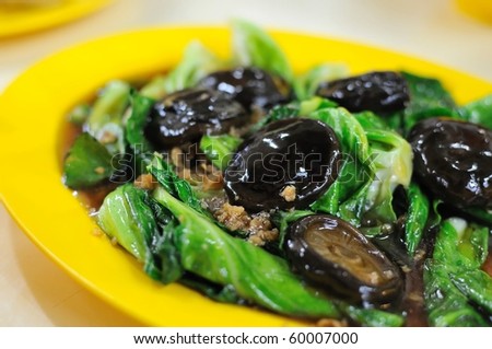 Healthy vegetables and mushrooms suitable for food and beverage, travel, healthy lifestyle, and diet and nutrition.