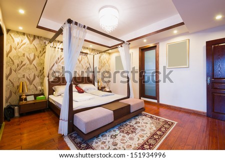 luxury bedroom with Chinese style