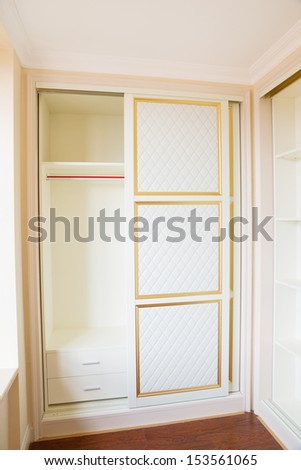 the closet in a room