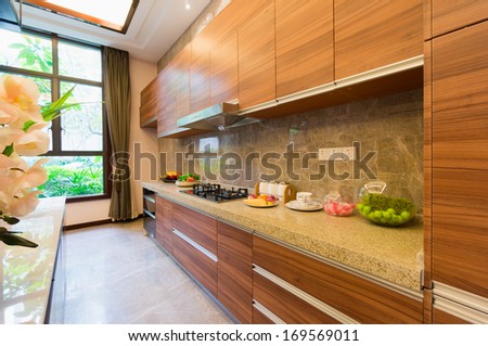 Modern Kitchen With Nice Cabinet