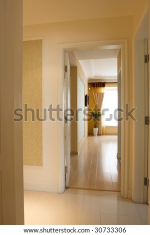 the corridor in a house
