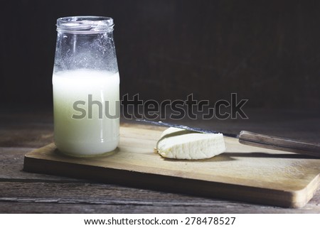 milk and cheese