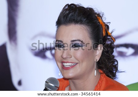 MEXICO CITY; MEXICO- JULY 30: Singer Maria Jose attends the Hight Sells Level Gold Disc 