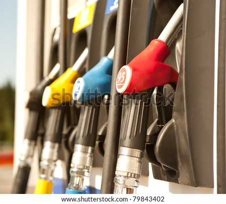 gasoline station gas fuel pump