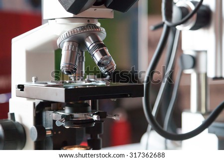 Detail of Optical Microscope
