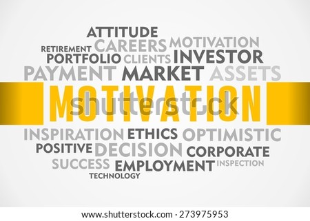 MOTIVATION word cloud of business
