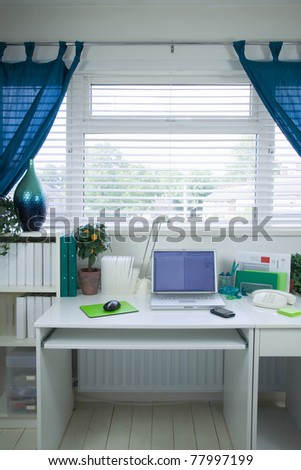 Home office interior set up
