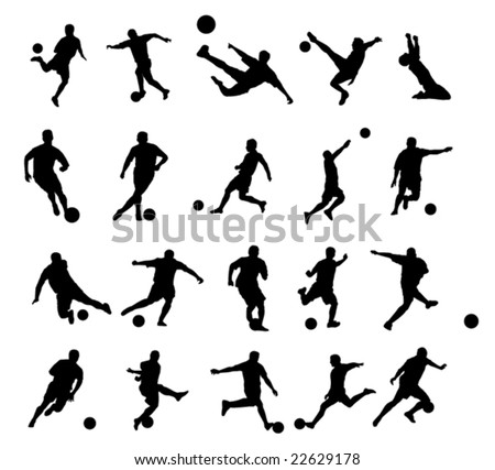 soccer silhouette