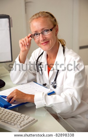 Female medical professional