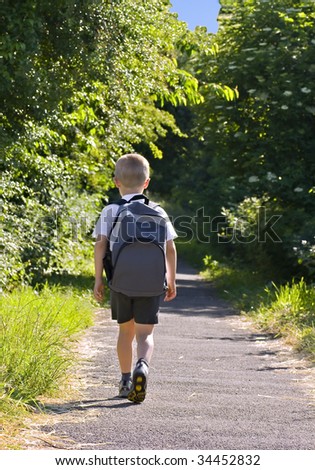 kids boys backpacks for school
 on Young Boy Wearing A Backpack Ready For School Stock Photo 34452832 ...