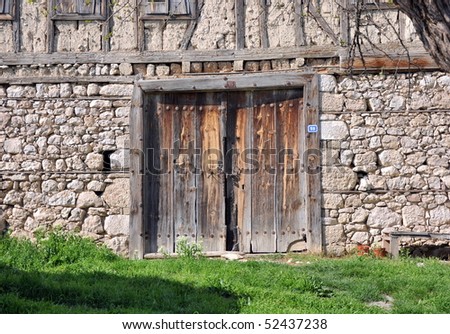 old house door
