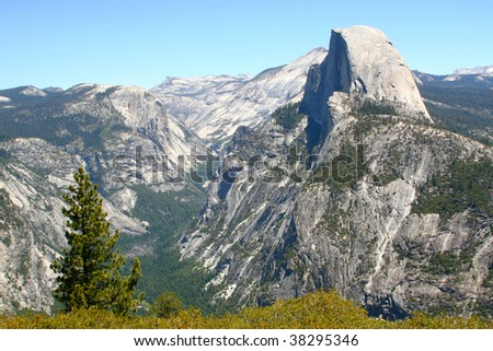 Yosemite Valley and Half Dome from Glacier Point