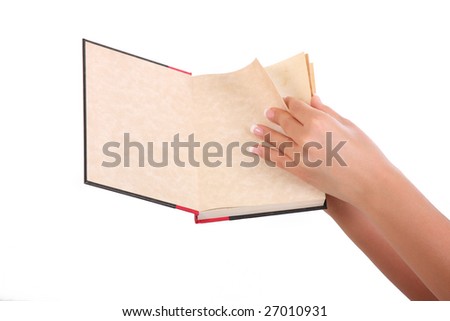 opening a book