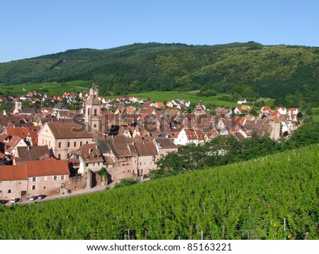 Riquewihr ,Alsace in north-eastern France.