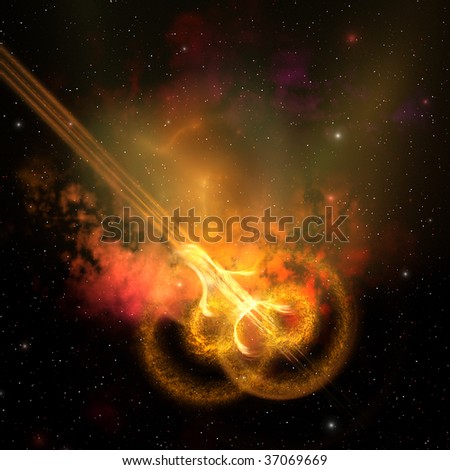 space stars photo. LOOP - Outer space stars