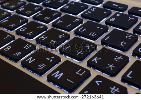 Keyboard, use in Traditional Chinese Alphabet operating system.