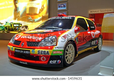 stock photo Renault rally sport car