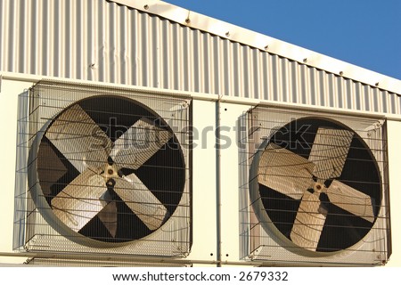 Industrial air conditioner and ventilation installation in plant