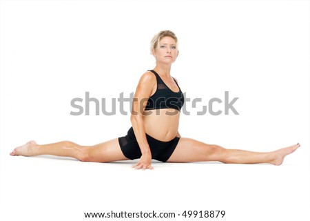 stock photo Aerobic girl