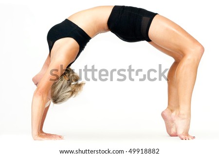 stock photo Aerobic girl