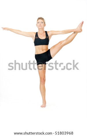 stock photo Aerobic girl