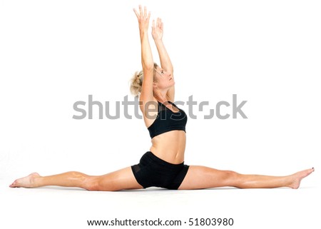 stock photo Aerobic girl