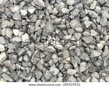 Texture Of Small Stone Gravel Road