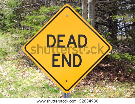 Dead End Sign Stock Photo 52054930 : Shutterstock