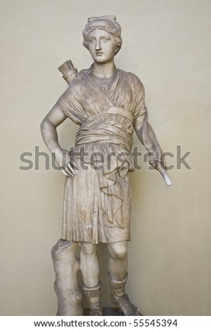 Statue of Artemis (Diana) - the Greek Goddess of Hunt