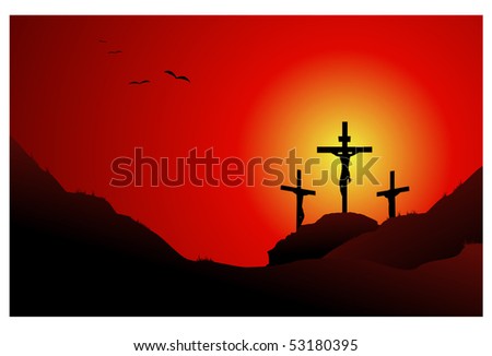 jesus cross clip art. stock vector : Jesus cross