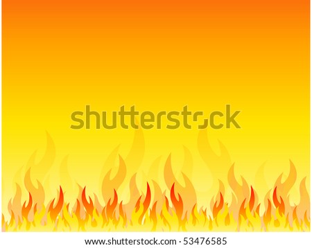 Flames Background Stock Vector Illustration 53476585 : Shutterstock