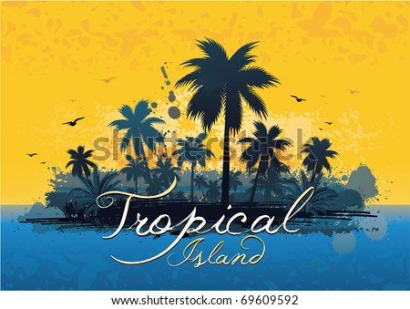 Tropical background Tropical background