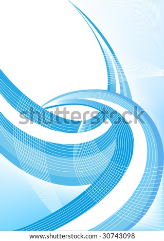 blue background; clip-art