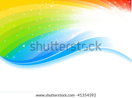 rainbow wallpaper. stock vector : Vector rainbow